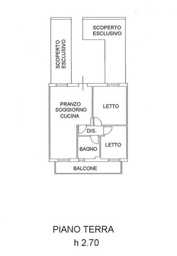 appartamento trilocale