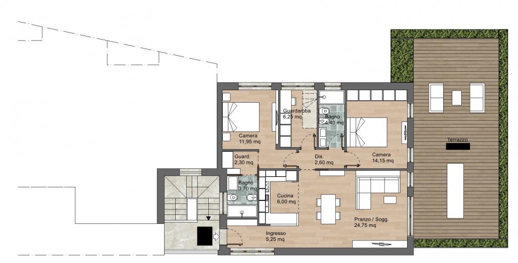 Vendita Senigallia  - Mq. 99 Bagni.2 Locali.4 - euro € 440000