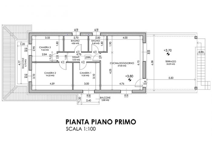 appartamento quadrilocale